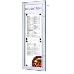 Menübrett Showdown scz2xa4tled 3540 g Silber