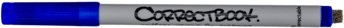 Correctbook-Stift – Fineliner blau – 0,6 mm – für löschbare Notizbücher