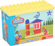 Markenlos Sans Marque Big Bloxx Dino Ranch Bausteine-Set – Konstruktionsspielzeug für Kinder – 13-teilig – Aufbewahrungsbox mit Deckel – 1,5–5 Jahre