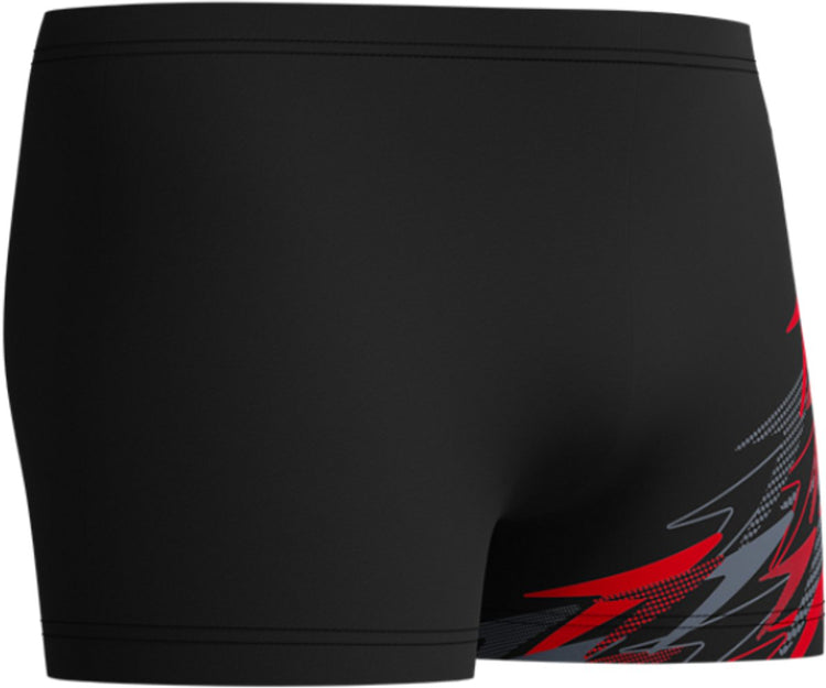 Speedo Medley Logo Aqua kurze Sport-Badehose für Herren – Blau Rot