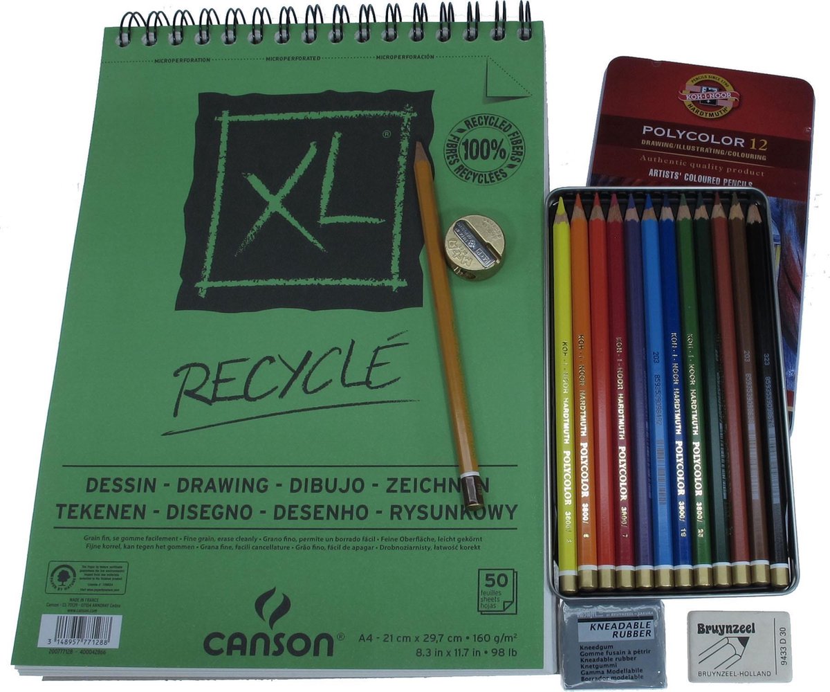 Canson Album Recyclingpapier XL – 160 Gramm – A4 – 50 Blatt