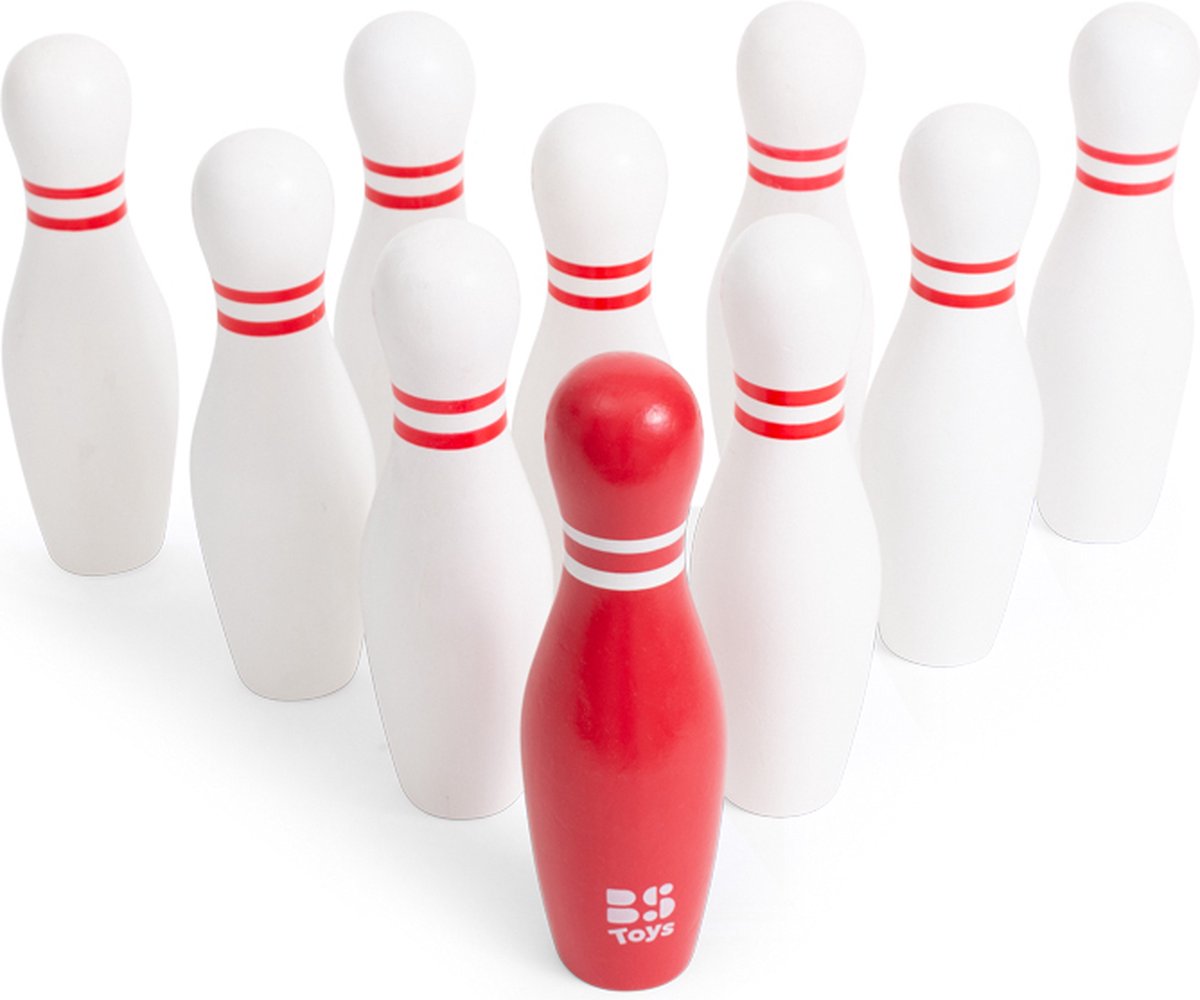 BS -Spielzeug hölzerne Bowlingset, 12dlg.