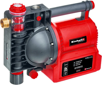 Einhell Elektro-Automatik-Gartenpumpe GE-AW 1042 FS – 1050 W – 4,8 bar – 4.200 l/h – max. Förderhöhe: 48 m - max. Saughöhe: 8 m - Automatikfunktion - LED-Anzeige