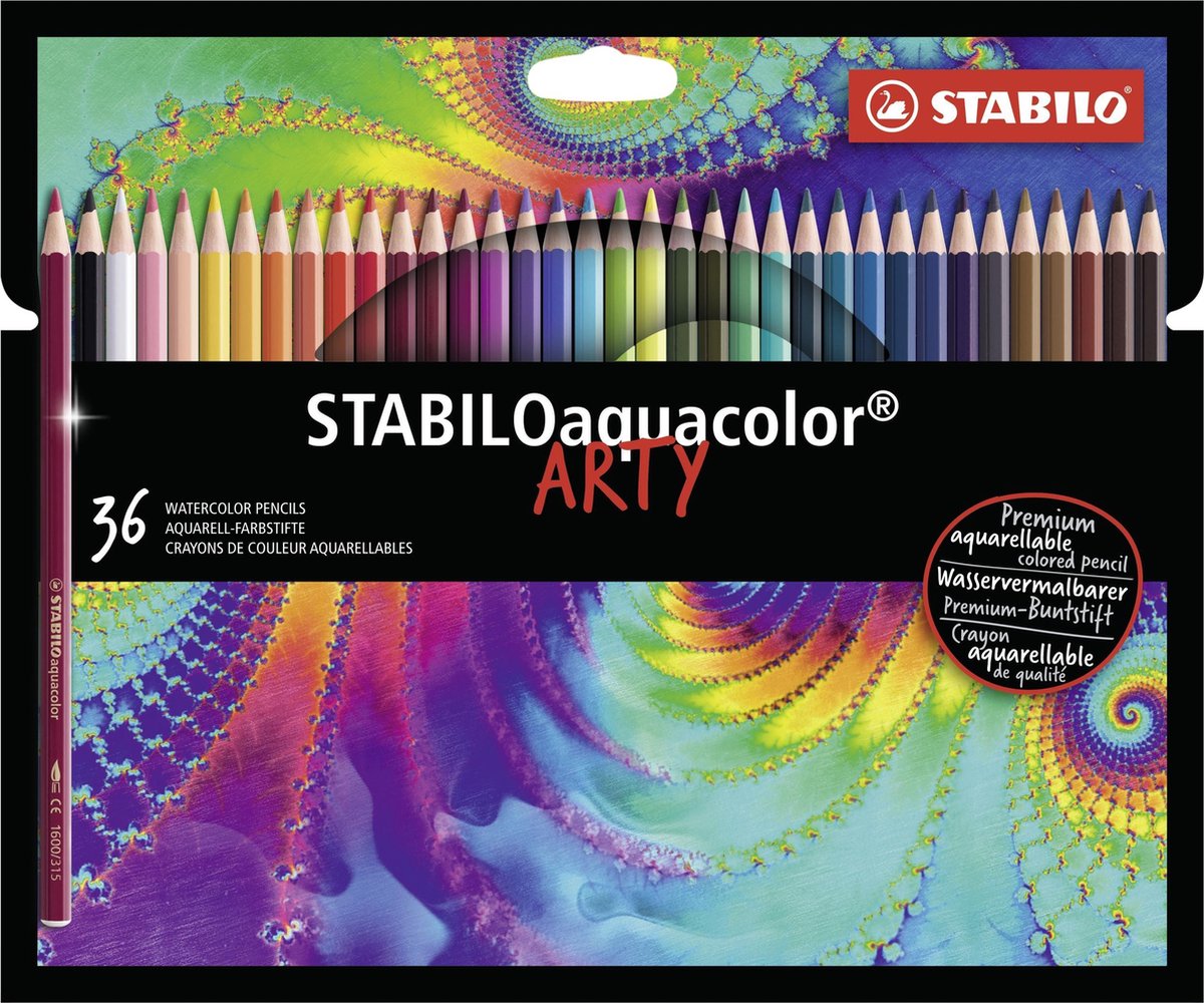 Stabilo Aquacolor -Bleistifte Arty Penny, 36st.