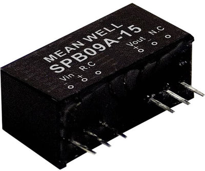 MW Mean Well SPB09A-24 DC DC Konverter Modul 375 MA 9 W Anzahl Ausgänge: 1 x Inhalt 1 Stück(e)