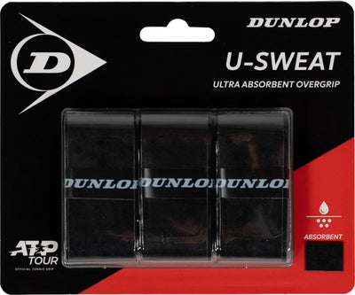 Dunlop – Grip U-Sweat Ogrip Blk 3 Stück Blister Unisex Grip – Schwarz