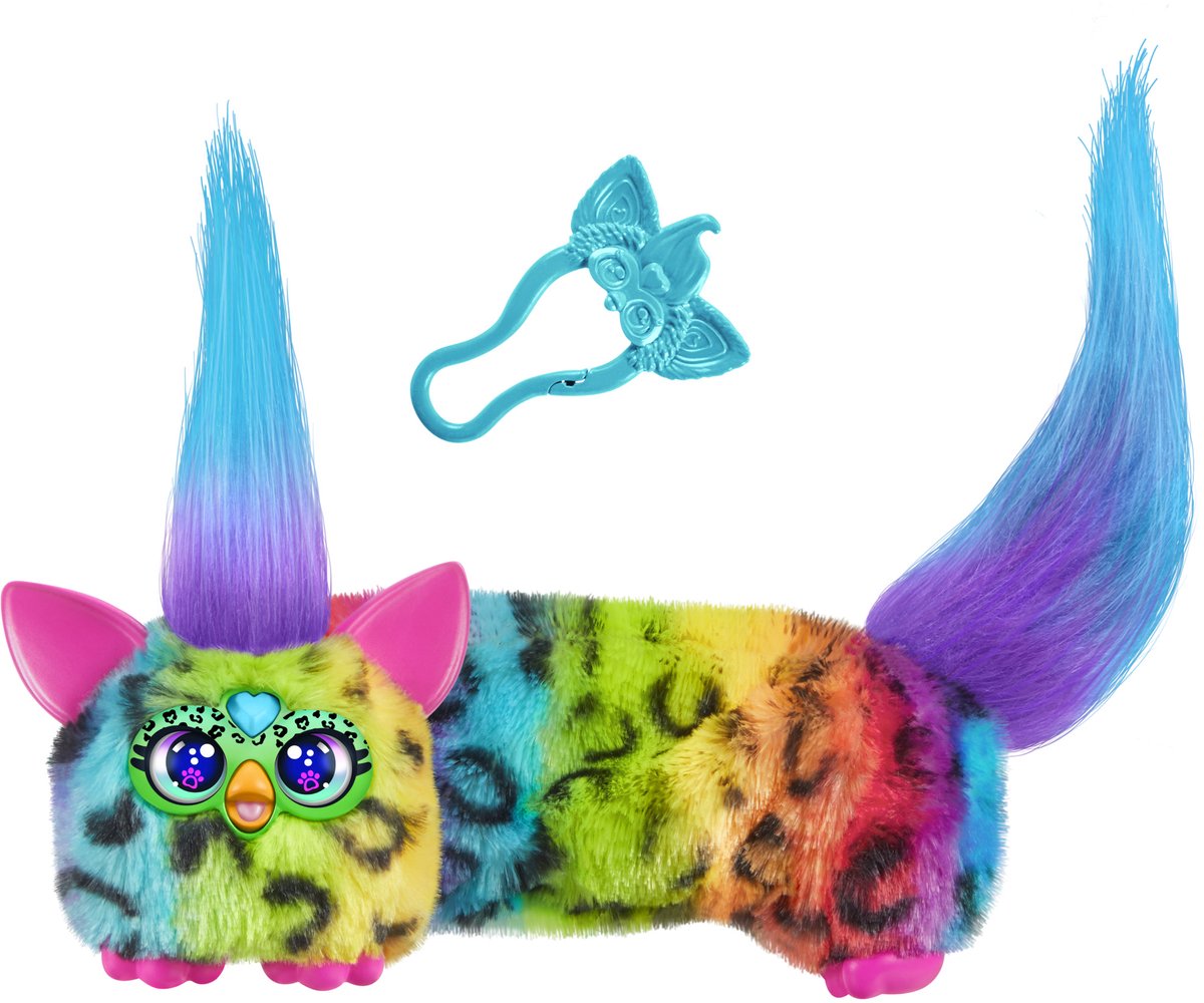 Hasbro Furby Furblets DJ Rainbow-Bow-Cat Teddybär mehrfarbig