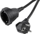 Q-Link-Verlängerungskabel – geerdet – h05vv-f – 3 x 1,5 mm² – schwarz – 3 m