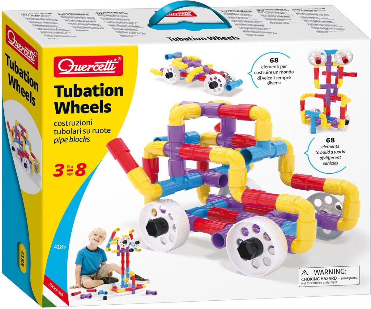 Quercetti Tube Construction Set, 68dlg.