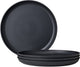 Mepal Frühstücksteller Silueta – 4 Stück – Campingteller – Nordic Black