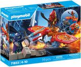 Playmobil | Helden | Held Drohne vs. böser Ninja | Spielzeug ab 5 Jahren | Geschenk für Kinder | mit Drohnen-Spielfiguren für abenteuerliche Rollenspiele | 71833 - afbeelding 1