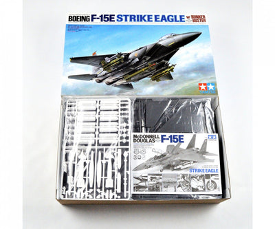 Tamiya Modellbausatz Flugzeug – 60312 Boeing F-15e Bunker Buster Strike Eagle aus Kunststoff – 1:32 – Modellbausatz