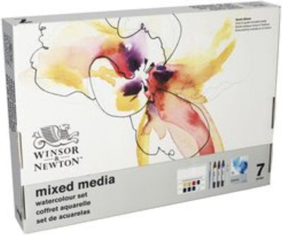 Winsor Newton 0290181 Mixed-Media-Set – Aquarell 7-teilig