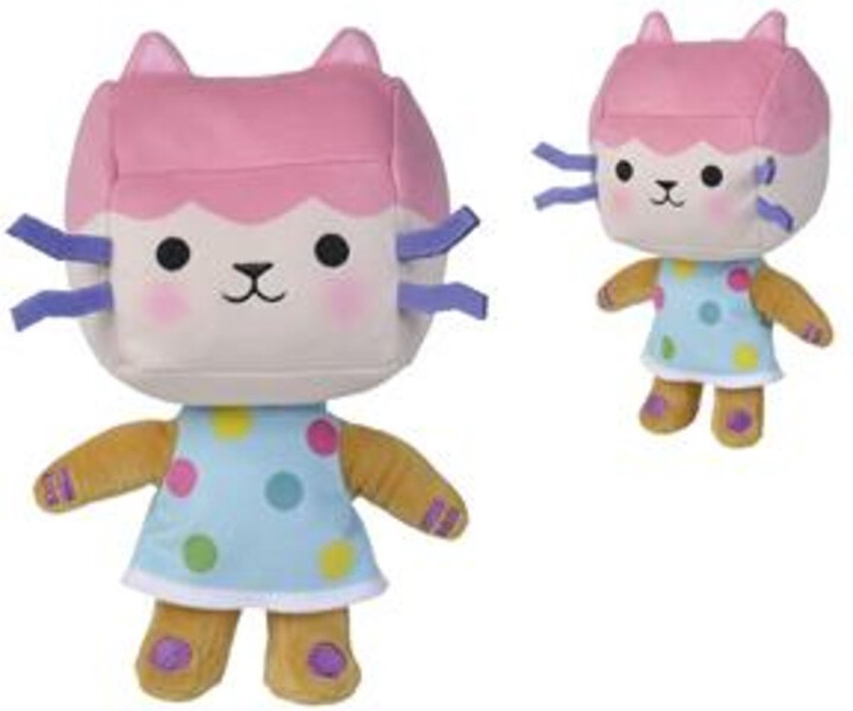 Universelles Gabby's Puppenhaus Babybox Katze Kuscheltier 25 cm