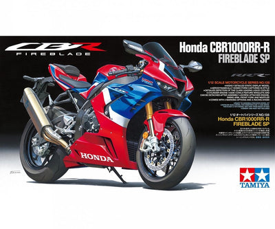 Tamiya Modellbausatzauto – 14138 Honda CBR1000RR-R Fireblade SP aus Kunststoff – 1:12 – Modellbau