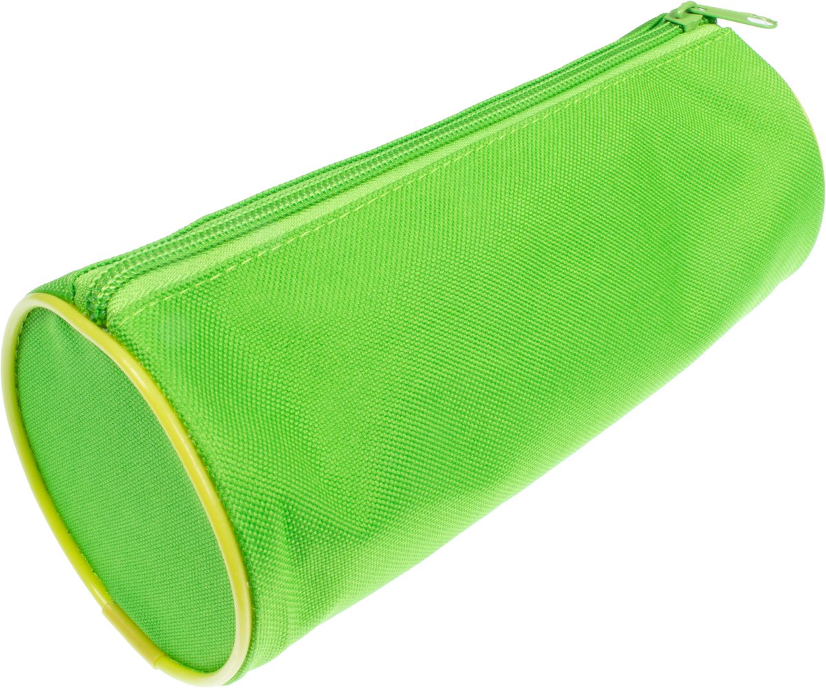 Känguru-Stiftetui – rund – 20 x 8,5 cm – grün