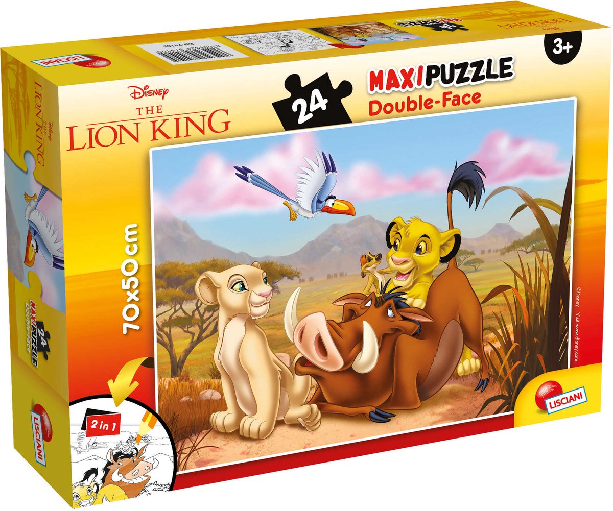 Lisciani Disney Puzzle DF Maxi Floor 24 König der Löwen