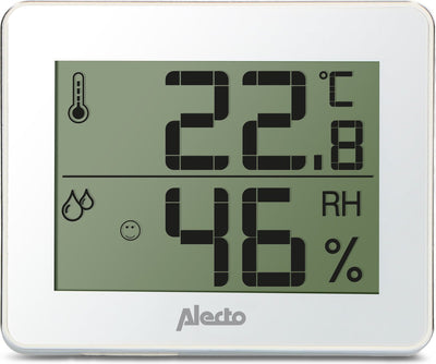 Alecto ws-55 – Thermometer-Hygrometer für den Innenbereich – weiß