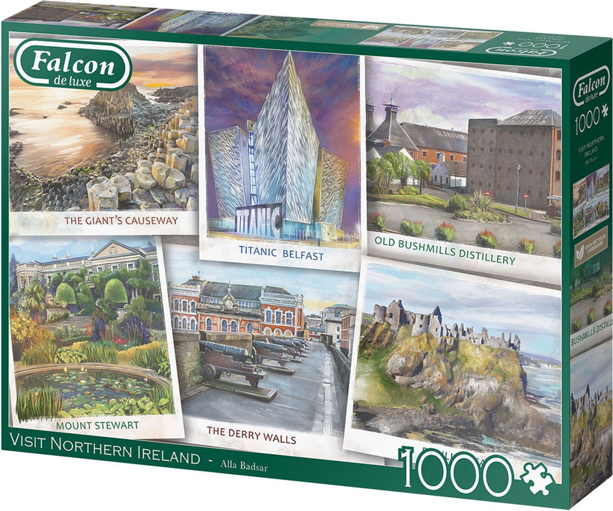 Jumbo Legpuzzel Besuchen Sie Nordirland, 1000st.