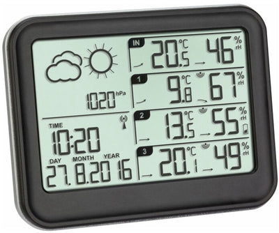TFA Dostmann View 35.1142.01 Funk-Wetterstation Anzahl Sensoren max.: 3