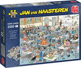 Jumbo Jan van Haasteren Puzzle – Die Katzenausstellung, 2000 Teile. - afbeelding 1