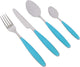 Gimex - Color Line - Besteck - Regenbogen - Blau - 4-teilig