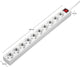 Hama Steckdosenleiste mit Schalter - 10-fach - 3m Kabel - Weiß