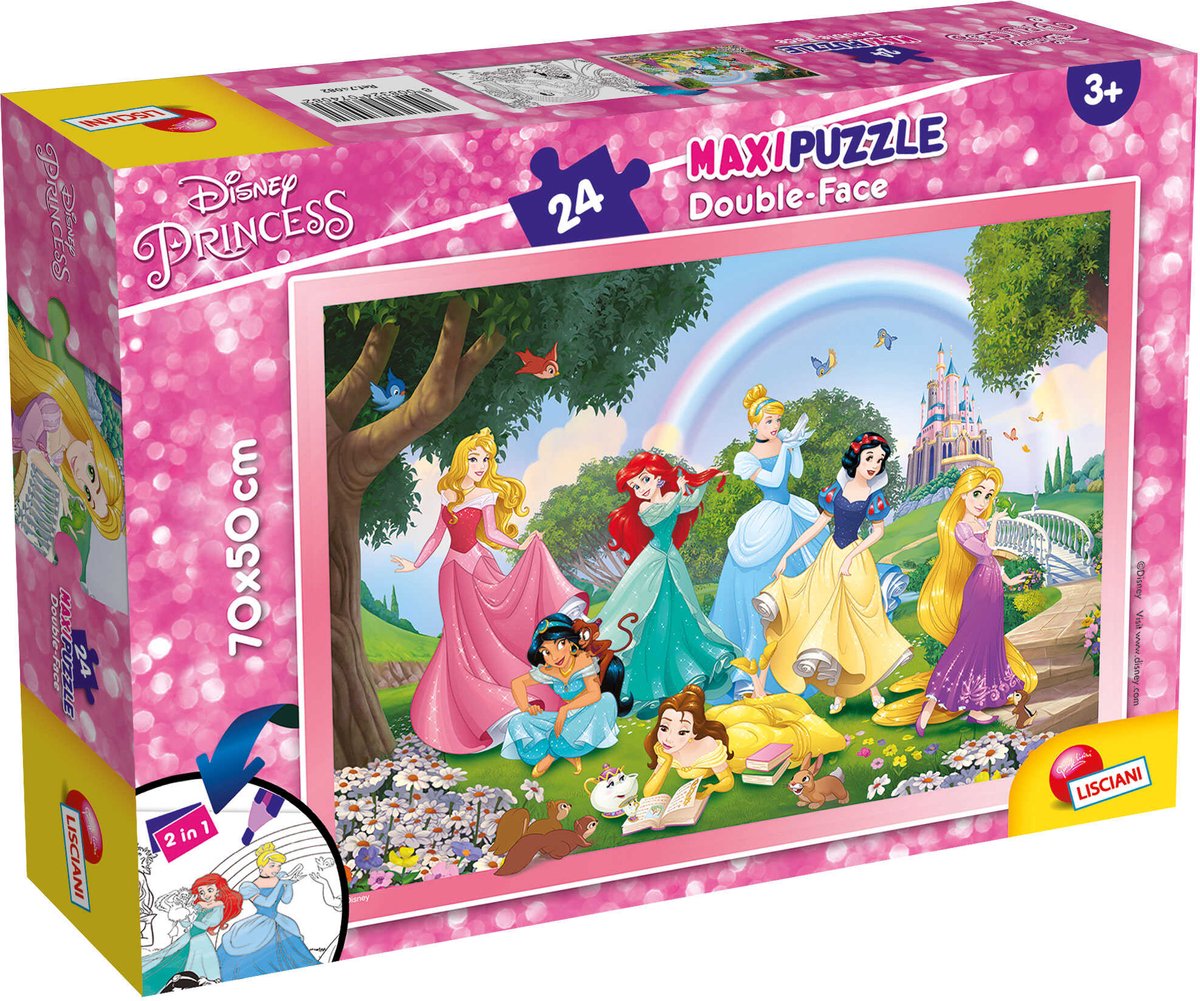 Lisciani Disney Puzzle DF Maxi Etage 24 Prinzessin