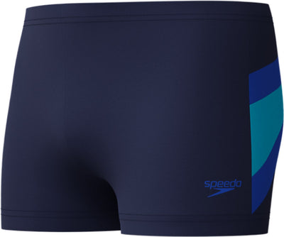 Speedo Hyperboom Aquashort Sport-Badehose für Herren – Marineblau