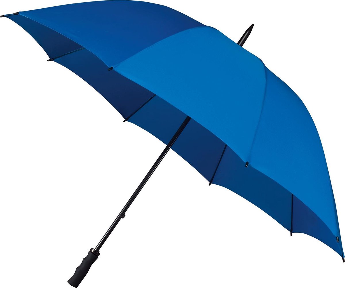 Falcone GolfParaplu Windschutz Handöffnung 130 cm blau