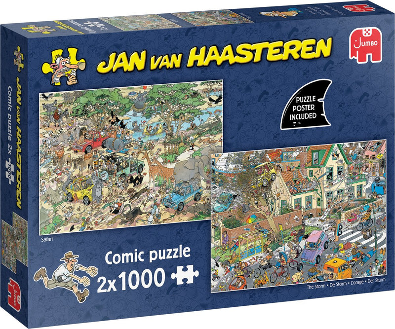 Jumbo Legpuzzel 2in1 Sturm, 1000st.
