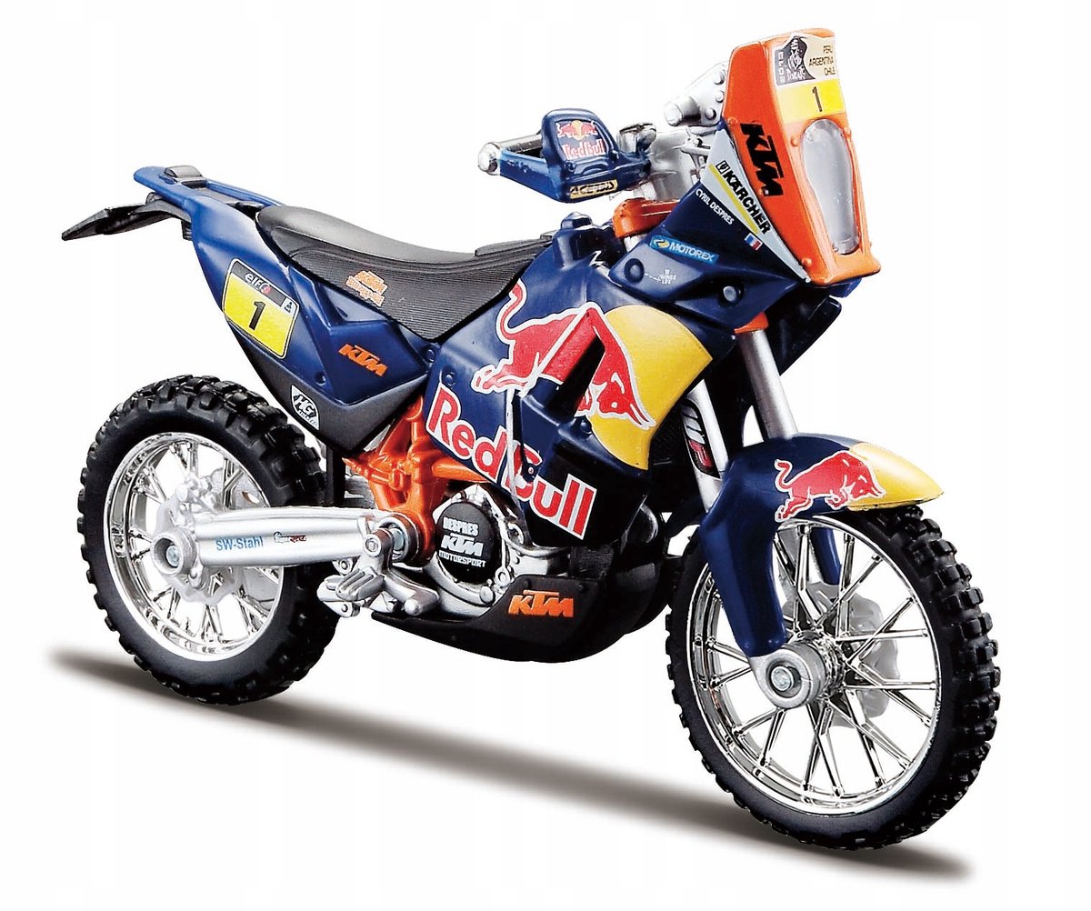 Bburago KTM 450 Rallye-Bike 1:18 Modellspielzeug