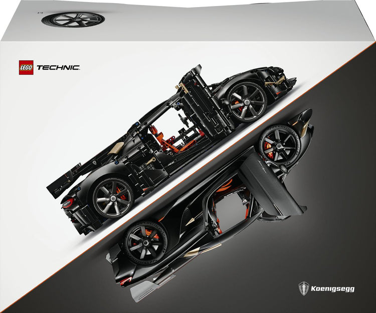 Lego® Technic Koenigsegg Sadair's Spear Megacar – technisches Bauset für Erwachsene – 42232