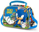 Karactermania – Sonic – 3D-Thermo-Lunch-Tasche mit Trolley-Befestigung – Snack – Blau