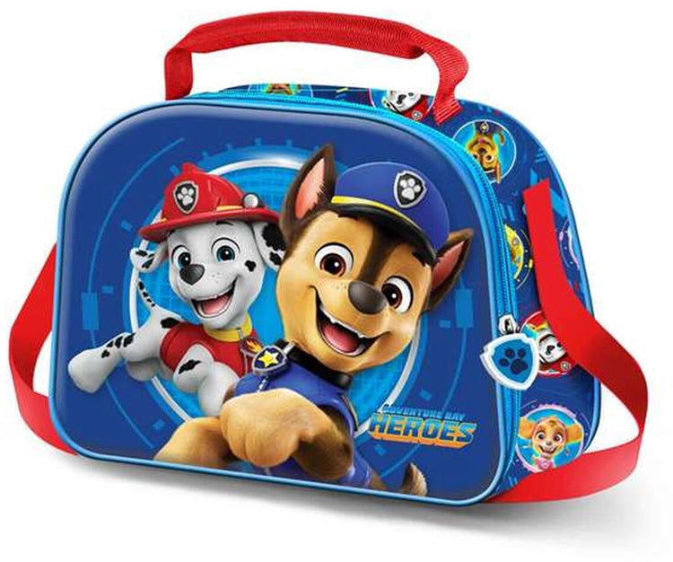 Karactermania – Paw Patrol – 3D-Thermo-Lunch-Tasche mit Trolley-Befestigung – Snack – Blau