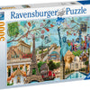 Ravensburger spielen Puzzle -Stadt -Collage, 5000st.