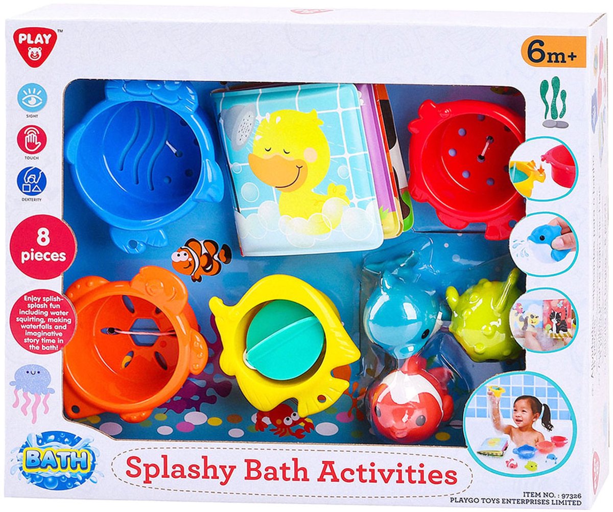 Spielen Sie spritziges Badspielzeug, 8dlg.