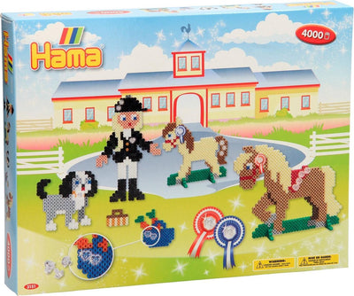 Hama Iron Perlen Set Horse Show 4000 Papes