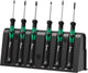 Wera 6-teiliges Mikro-Schraubendreher-Set + Halter – 2050 6