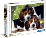 Clementoni Puzzle Hundefreunde, 500st. - afbeelding 1