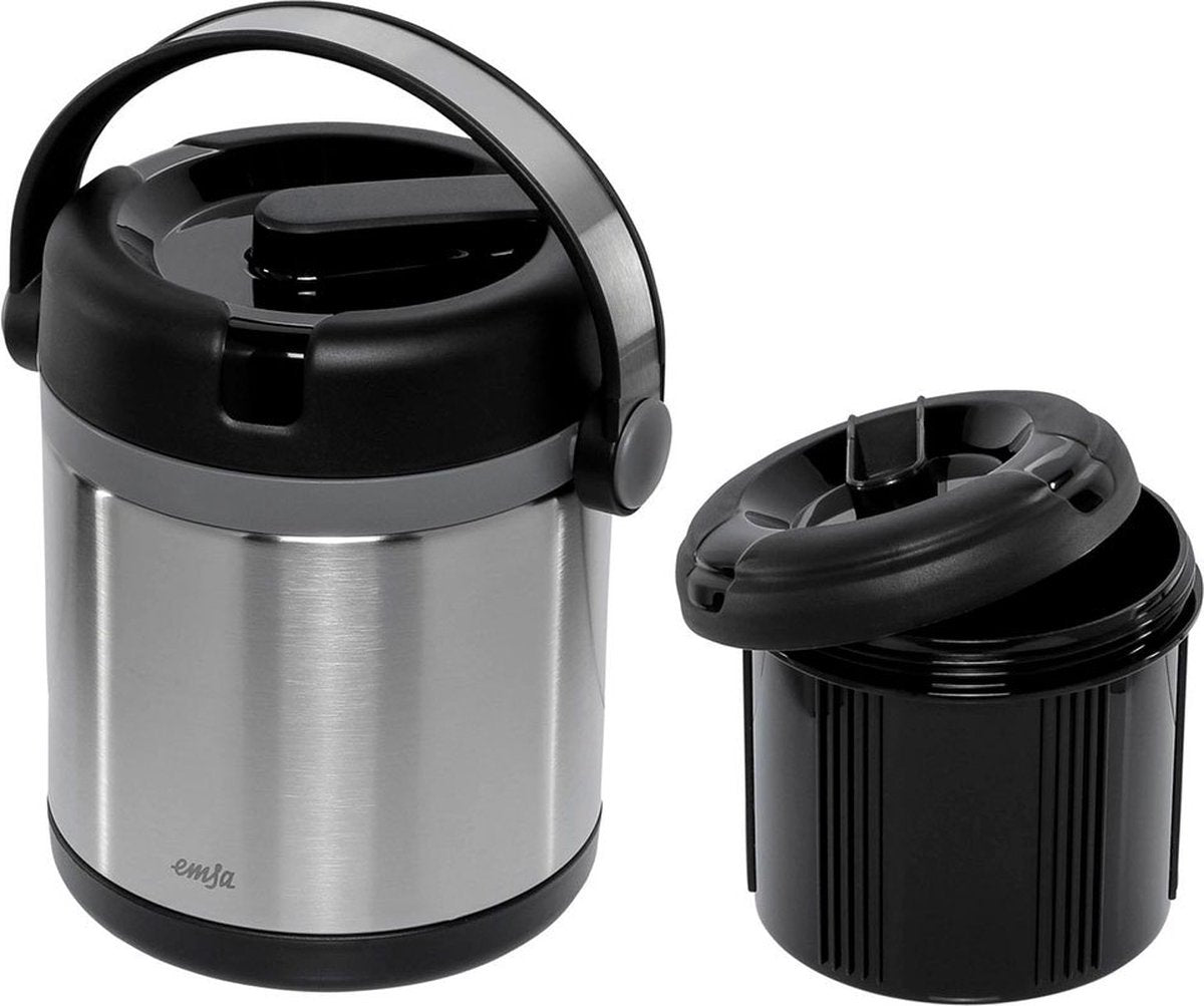 Emsa 509244 Thermoskannen 1,2l Silber