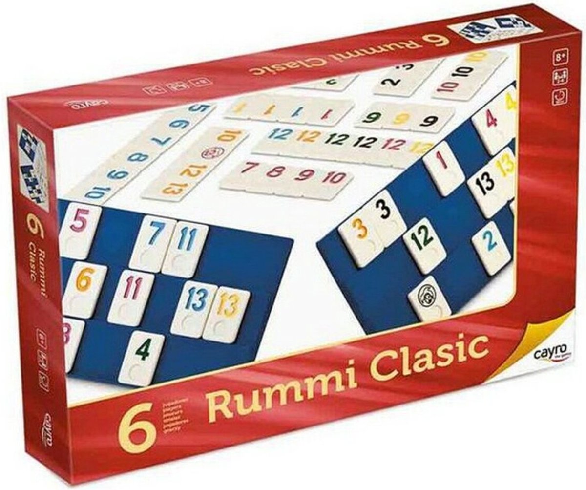 Geronimo Games Brettspiel Rummi Classic Cayro (es-pt-en-fr-it-de) (es-pt-en-fr-it-gr) (35 x 26 x 6 cm)
