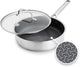 Greenpan Apex-Bratpfanne – 24 cm – Wabenstruktur – Keramik – PFA-frei – Induktions-Bratpfanne – ofenfest bis 220 °C – spülmaschinenfest – Edelstahlgriffe – Edelstahl