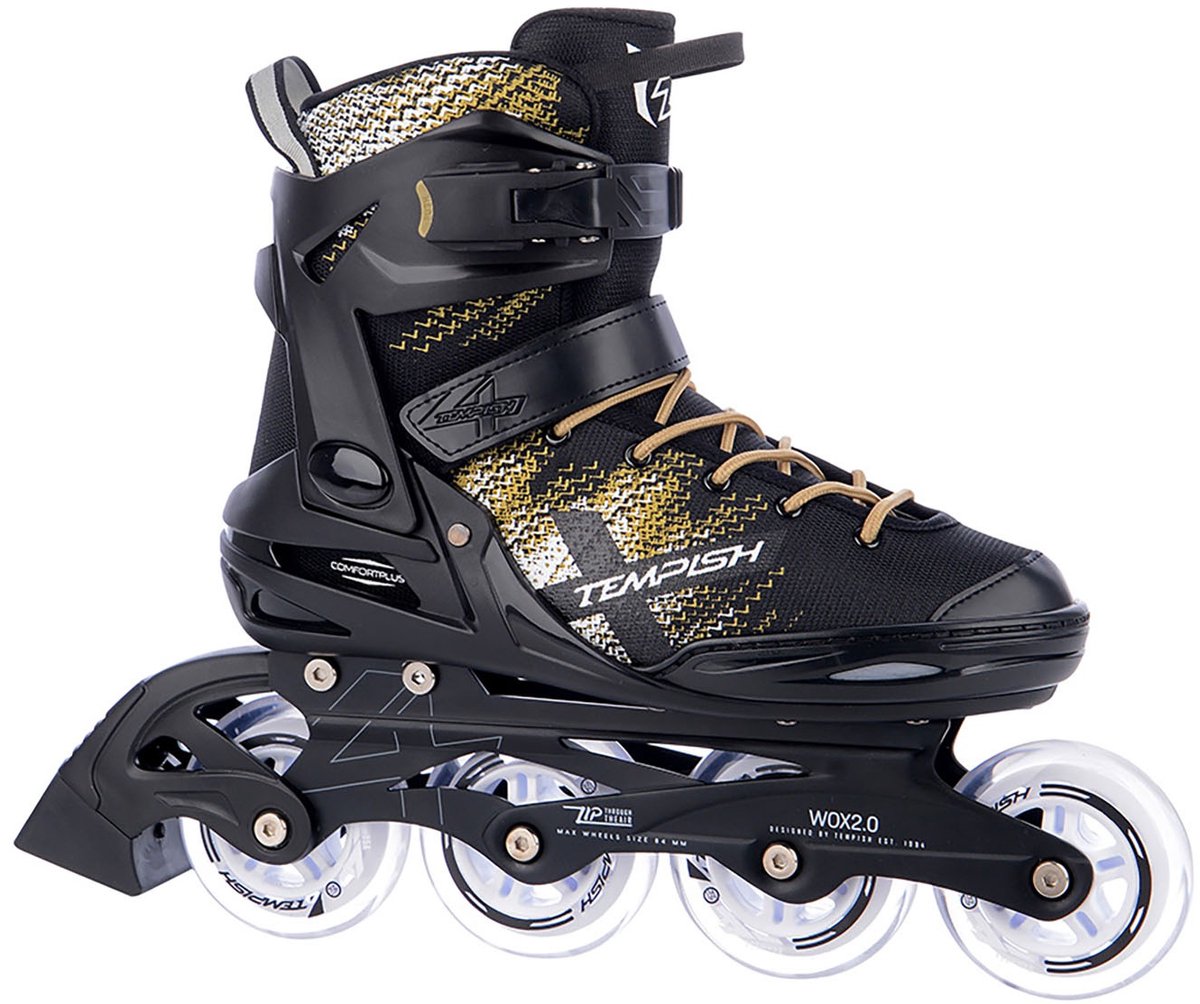 Tempish Wox 2.0 84 Inlineskates – Inlineskates – Damen – Schwarzgold – Größe 37