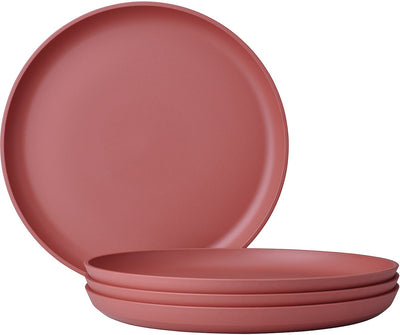 Mepal Frühstücksteller Silueta – 4 Stück – Campingteller – Vivid Mauve