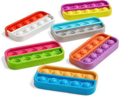 Lernressourcen sensorische Seifenblasen-Poppers mit zehn Rahmen (6er-Set) – 3+