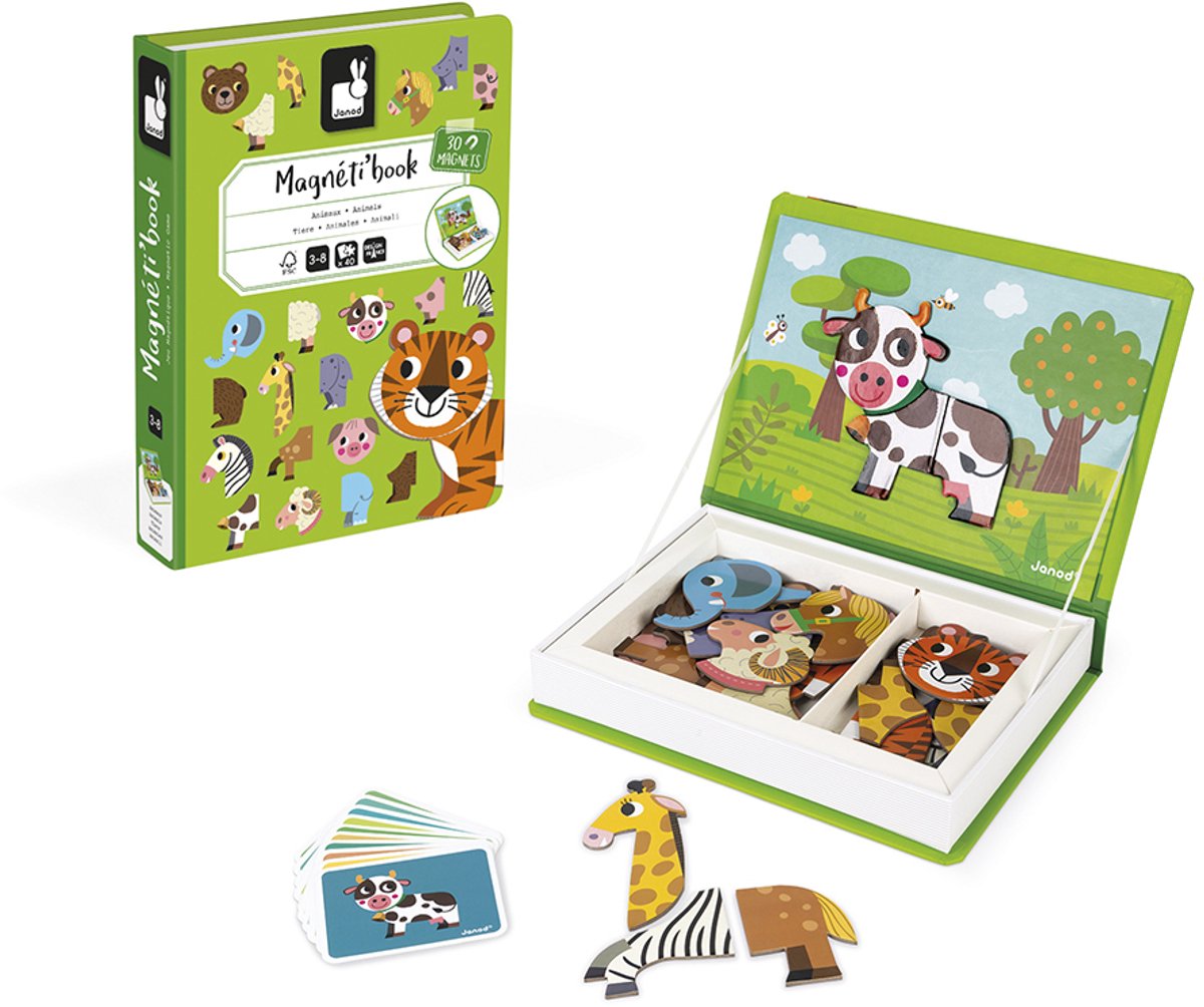 Janod - Magnetbuch - Tiere
