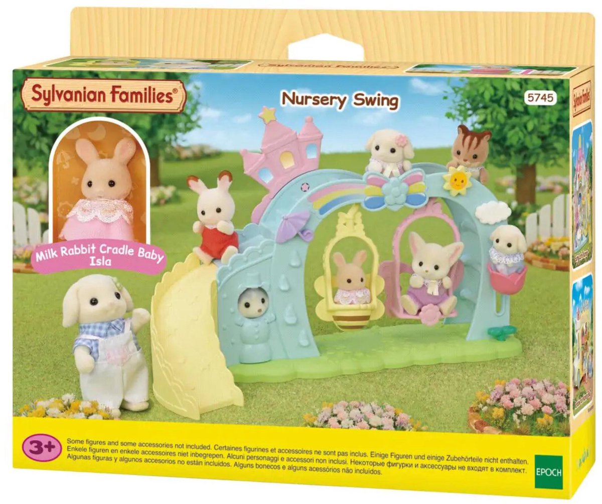 Sylvanian Family 5745 Babyspielplatz – inklusive 1 samtweicher Babyspielfigur