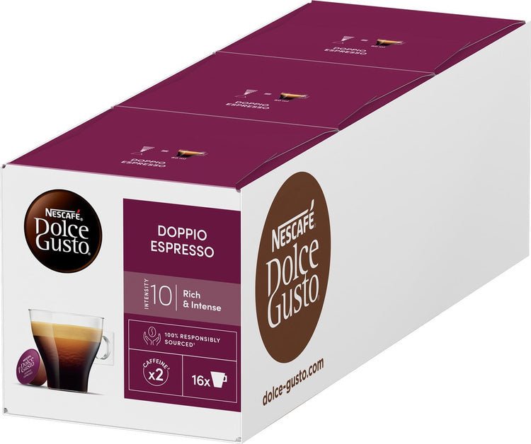 Nescafé Dolce Gusto Kapseln Doppio – 48 Kaffeetassen für 48 Tassen Kaffee