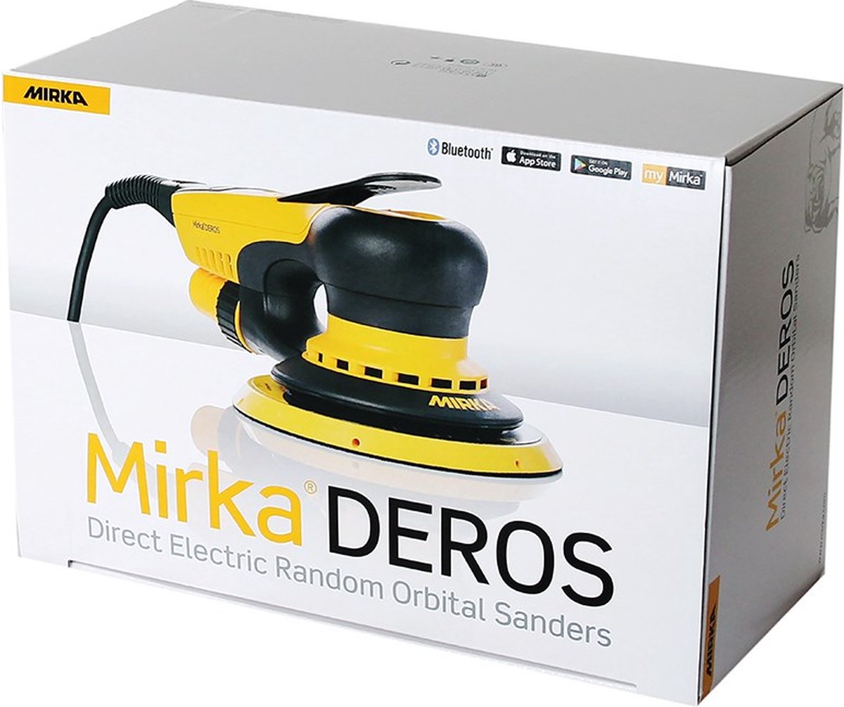 Mirka Deros 625cv Exzenterschleifer – 150 mm – 350 W
